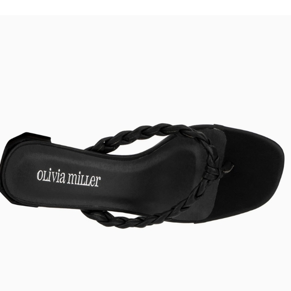 Olivia Miller Sandbanks Braided Thong Sandals -10 - Picture 2 of 5